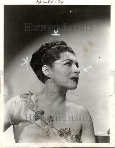 1953 Press Photo Jennie Tourel Opera Singer Russian - Historic Images