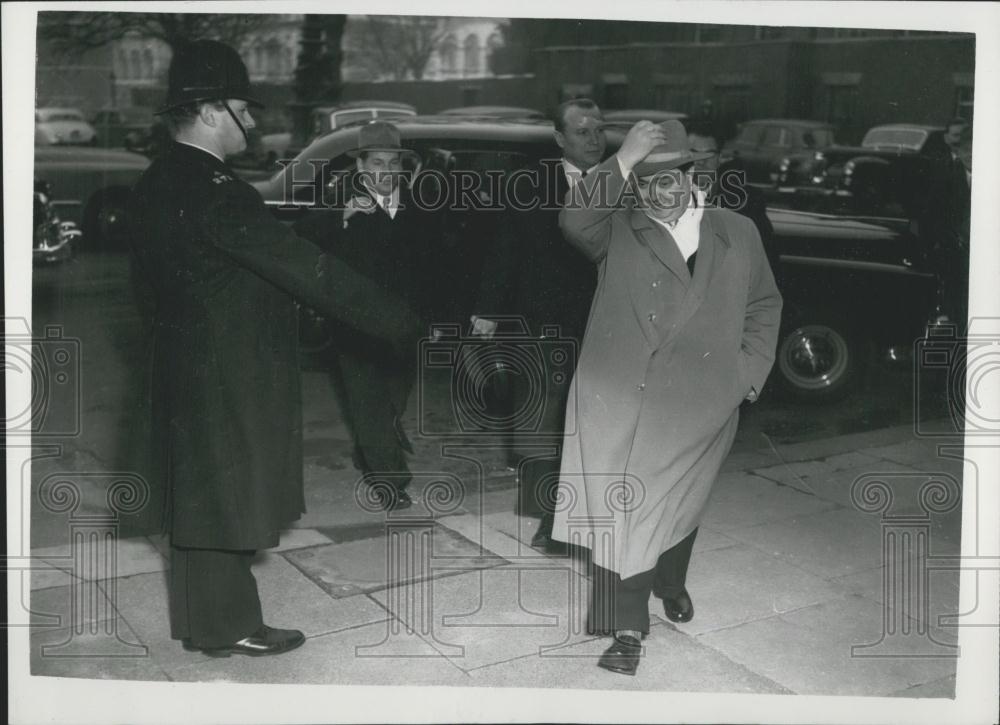 1956 Press Photo Soviet Minister, Power Stations, Georgi Malenkov - Historic Images