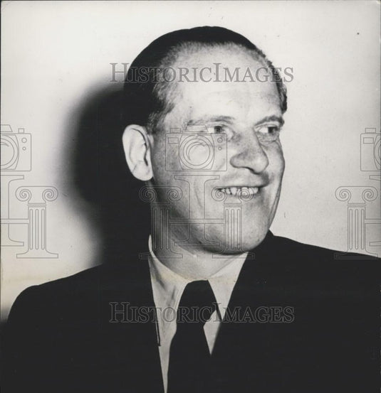Press Photo (Social Democrat Party).Member of the Bundestag: Herbert Wehner - Historic Images