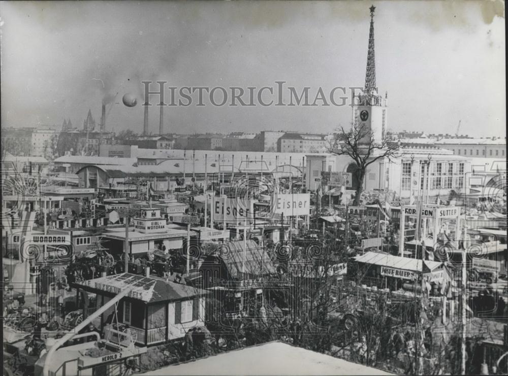 1957 Press Photo Agricultural Part Vienna Spring Fair - Historic Images