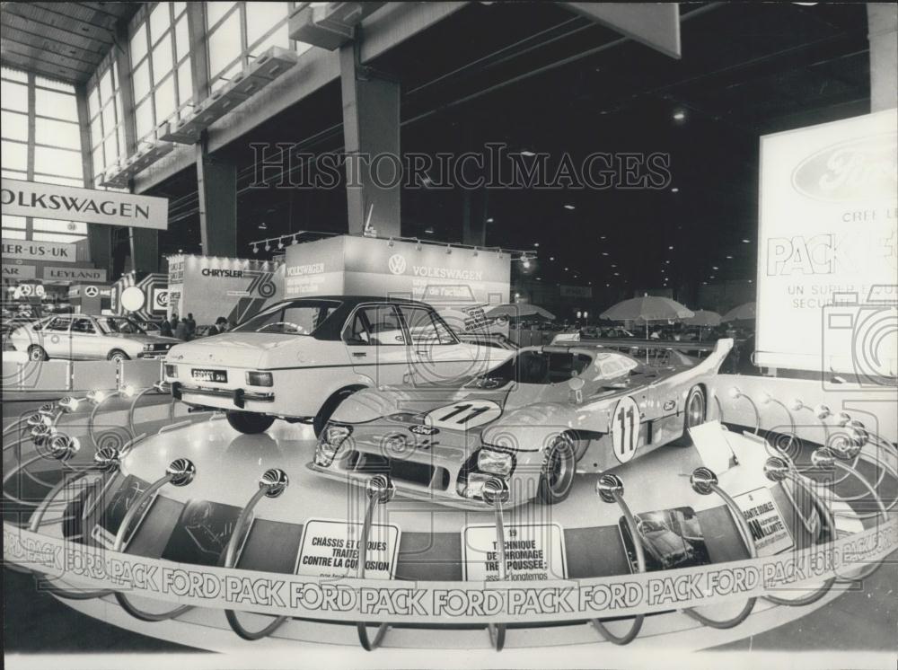 Press Photo Vehicles On Display Auto Show Ford Pack - Historic Images