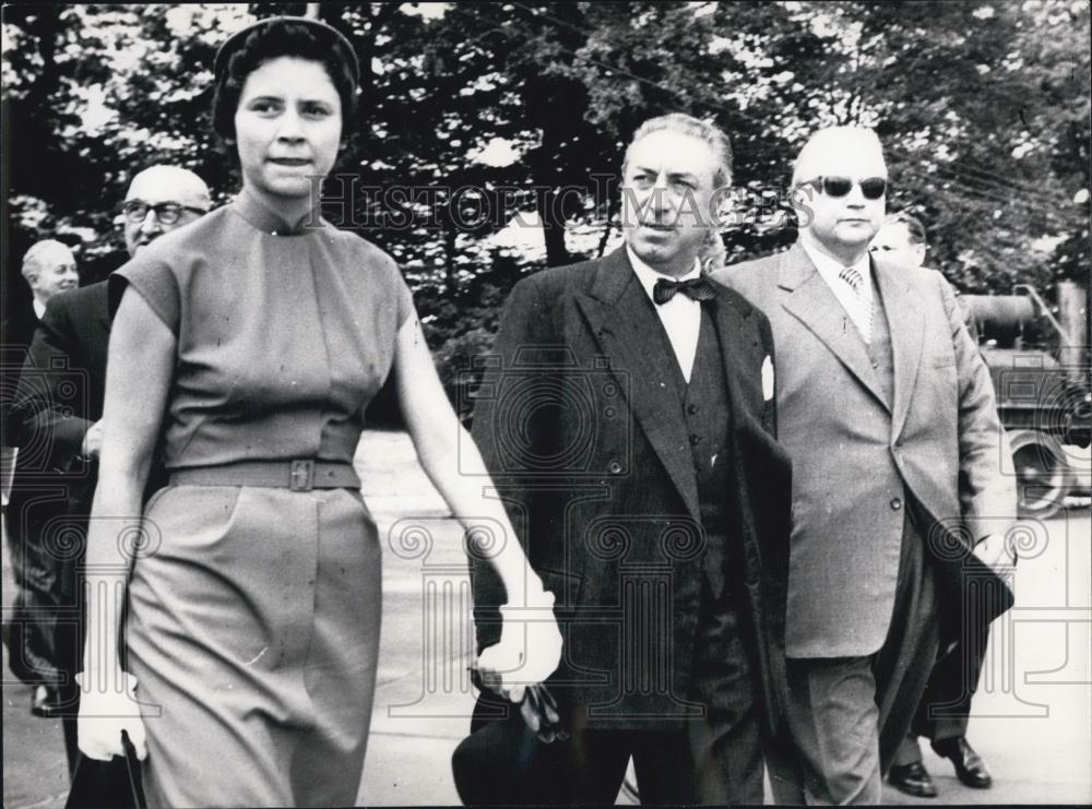 Press Photo French Minister of Transport General Corniglion-Molinier - Historic Images