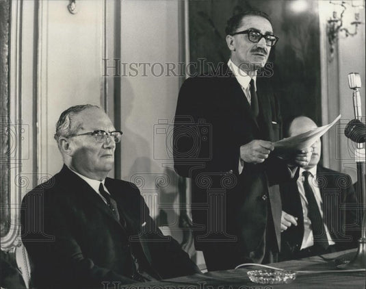 1967 Press Photo Patrick Gordon Walker Speaks In House Of Commons - Historic Images