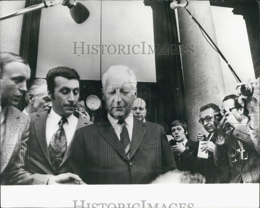 1972 Press Photo M. Messmer is new French Premier - Historic Images