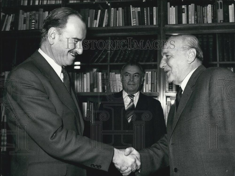 1979 Press Photo Kadar received Dutch Foreign Minister - Historic Images