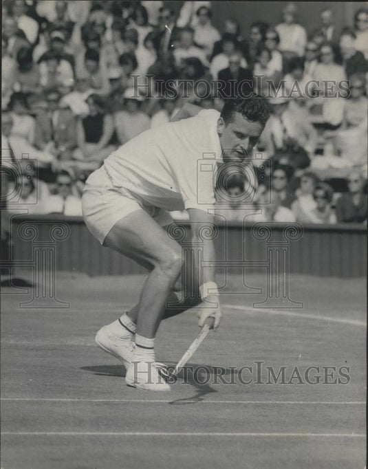 1966 Press Photo W. Bungert (Germany) at Wimbledon Tennis - Historic Images