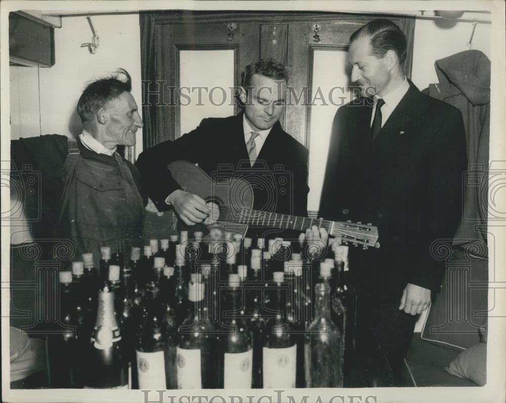 Press Photo Louis Pineau, Bertie de Casteubajac, Captain Bertrand Peyrelongue - Historic Images