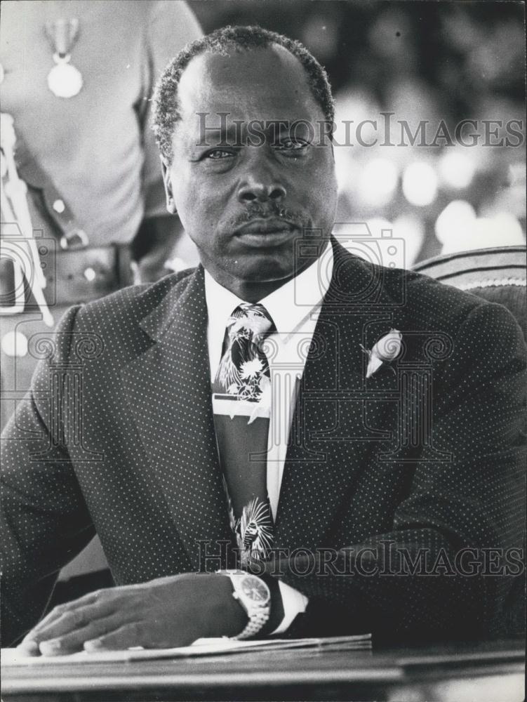 Press Photo President Of Kenya,Daniel Arap Moi - Historic Images