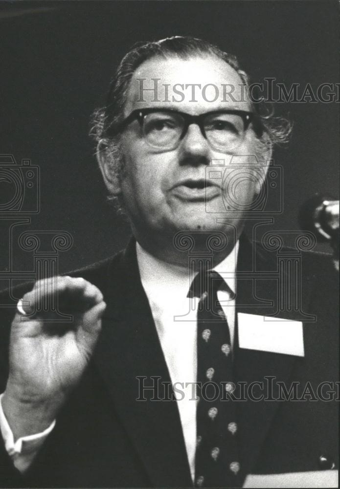 1979 Press Photo Mr Reginald Maudling former conservative chancellor - Historic Images