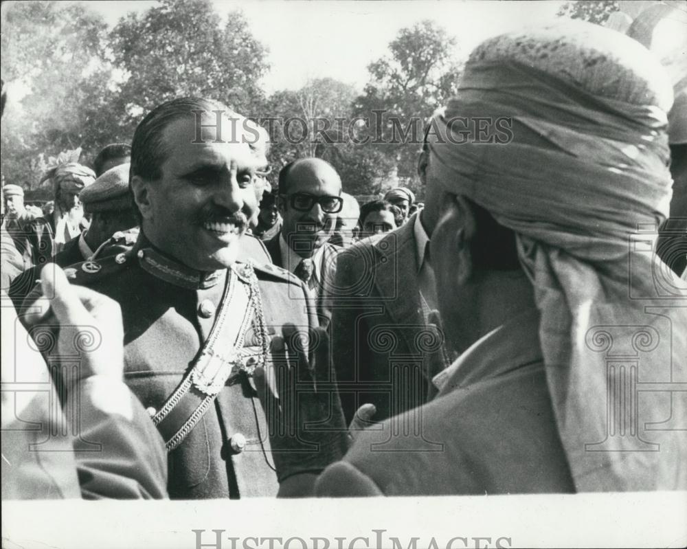 1980 Press Photo President Zia Ul Haq of Pakistan - Historic Images