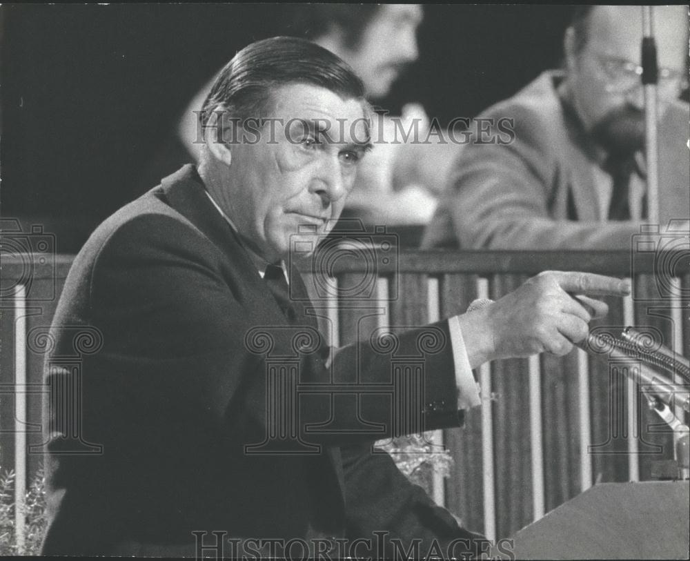 1980 Press Photo Scottish Miner&#39;s Leader Michael McGahey - Historic Images