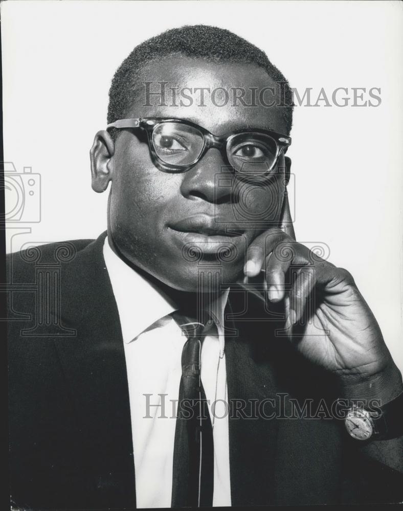 Press Photo Zambian Minister of Transport & Communications F. Chitambala - Historic Images