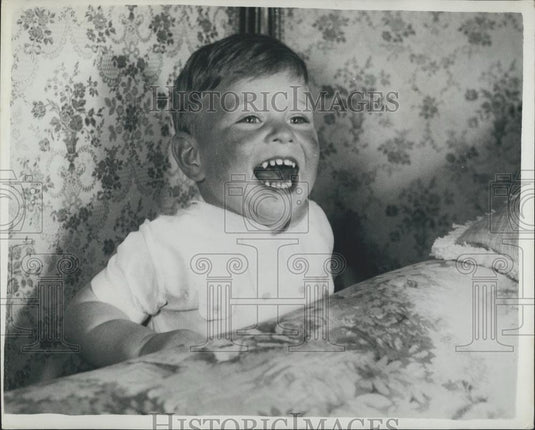 1962 Press Photo Little Prince Andrew Royal Family Buckingham Palace Nursery - Historic Images