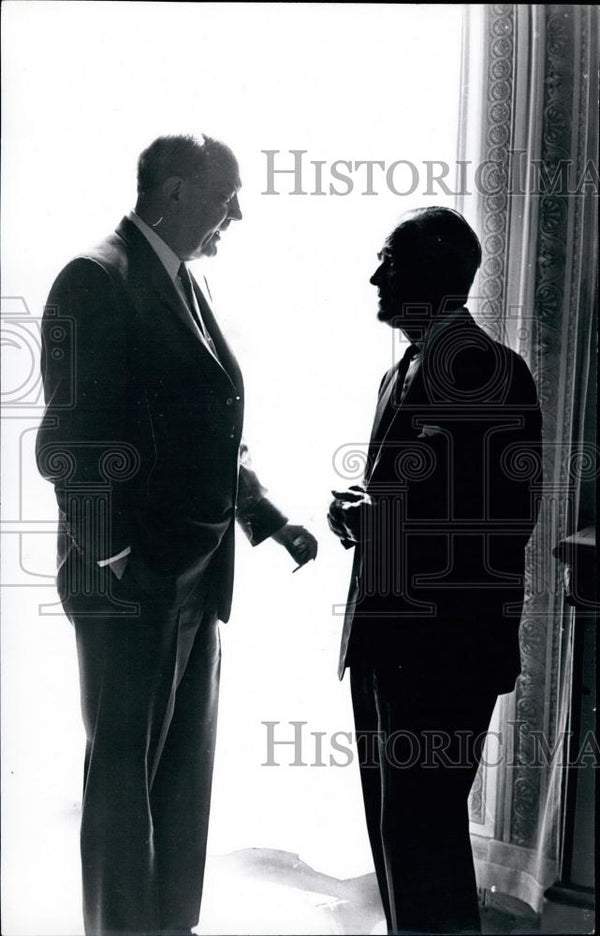 US Sec of State Dean Rusk & British For Minister,Mr. Stewart. 1965 ...