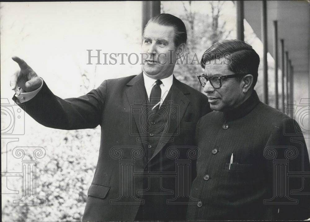1963 Press Photo German Foreign Minister Dr.G.Schroder - Historic Images