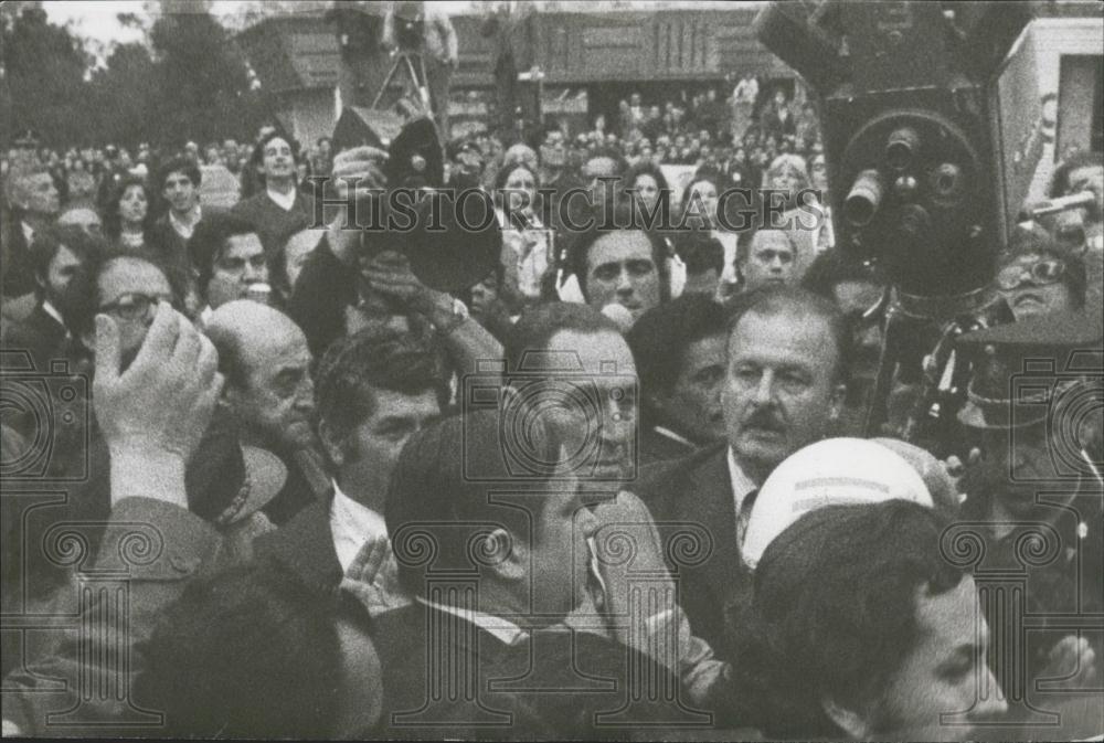 1973 Press Photo Funeral, Labor Leader Jose Rucci - Historic Images