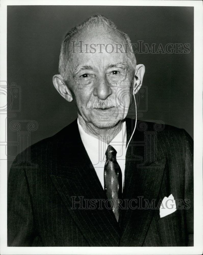 Press Photo Prime Minister Ismet Inonu, Turkey - Historic Images