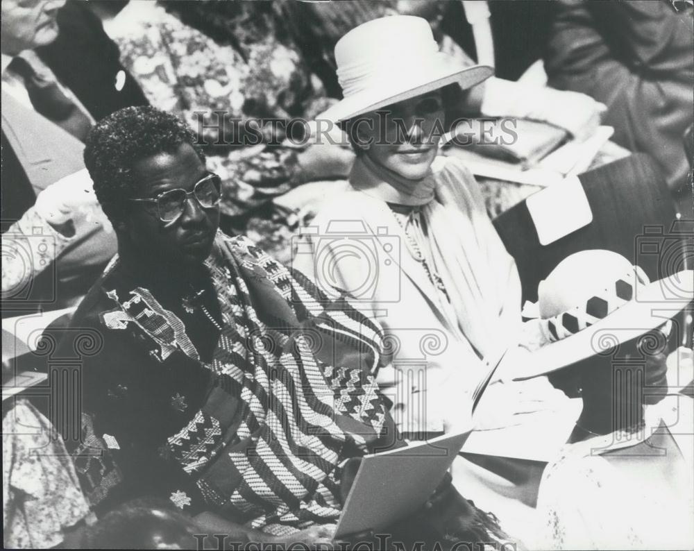 1981 Press Photo Nancy Regan attends Royal Wedding - Historic Images