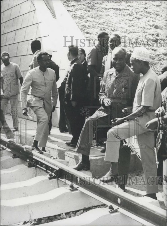 1973 Press Photo Great Uhuru Railway Construction - Historic Images