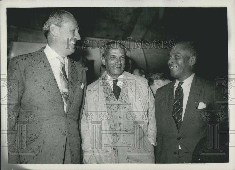 1958 Press Photo Jamaican and West Indies ministers &amp; Colonial Secretary - Historic Images