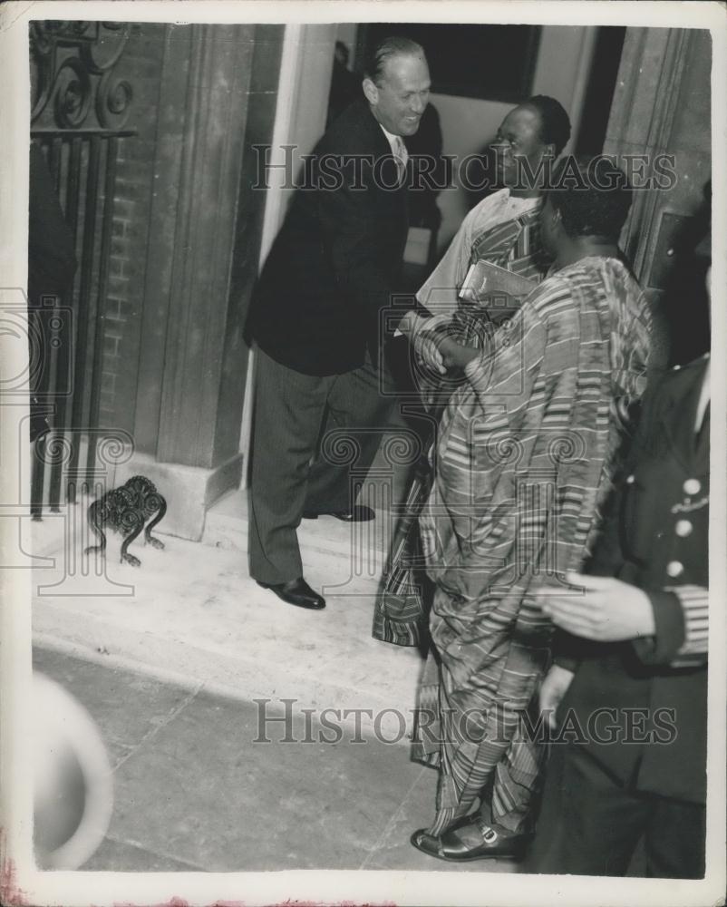 1957 Press Photo Prime Minister of Ghana Arrives at Commonwealth Conference - Historic Images