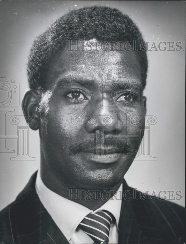 Press Photo S. C. Mbilishi,Zambia, Ministry of Lands and Works - Historic Images