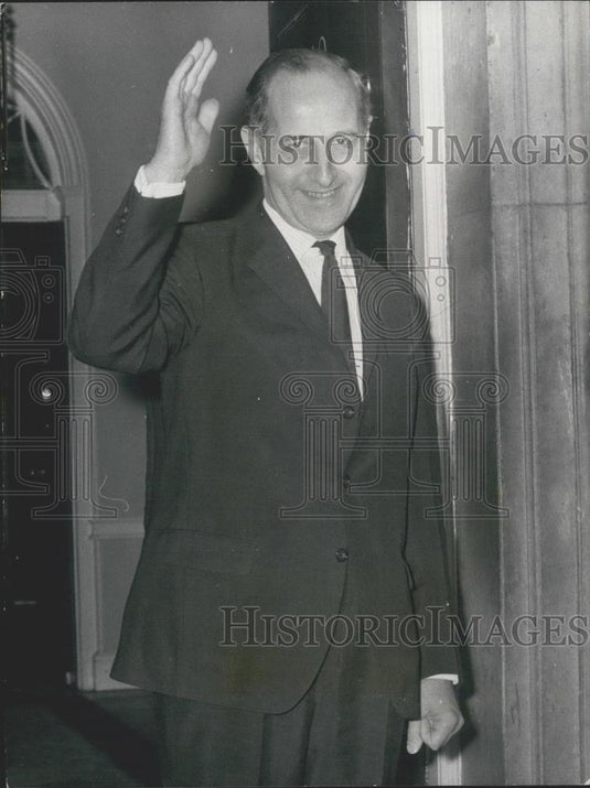 1968 Press Photo Ulster Prime Minister Captain Terence O'Neill Downing Street - Historic Images
