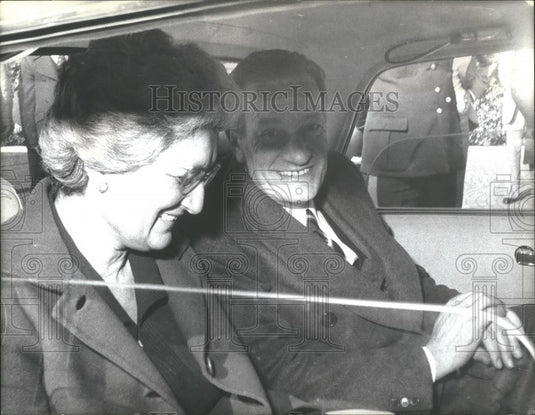 Press Photo Benigno Zaccagnini & Wife - Historic Images