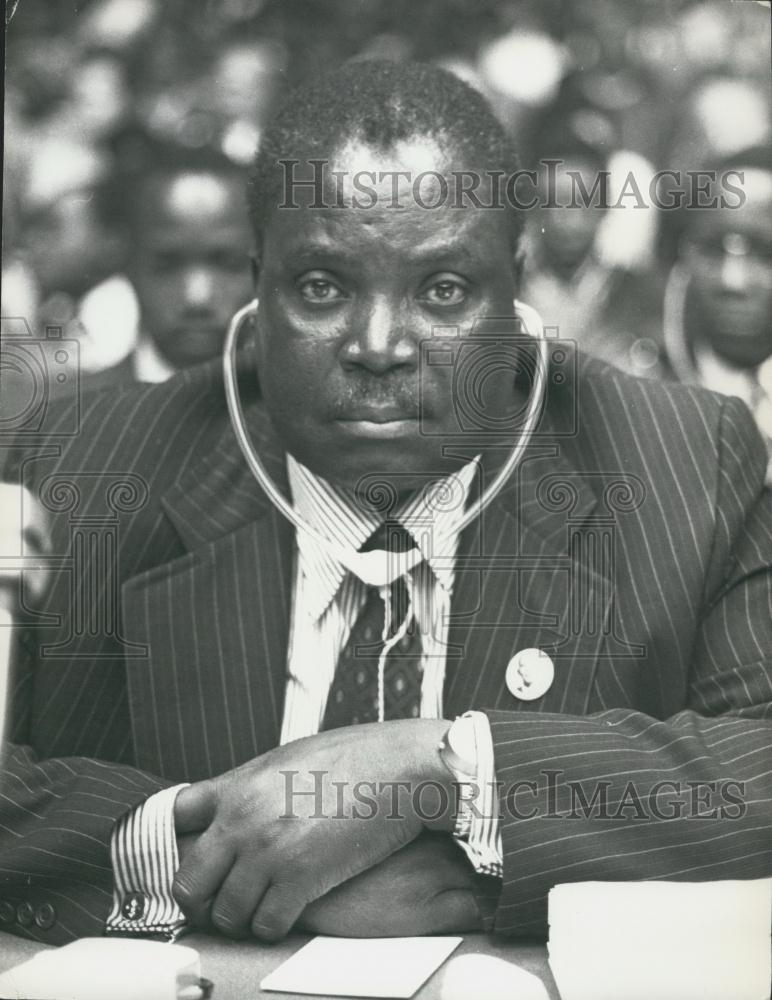 Press Photo Malawi Minister Nkhoma Richard Chidzanja At Assembly - Historic Images