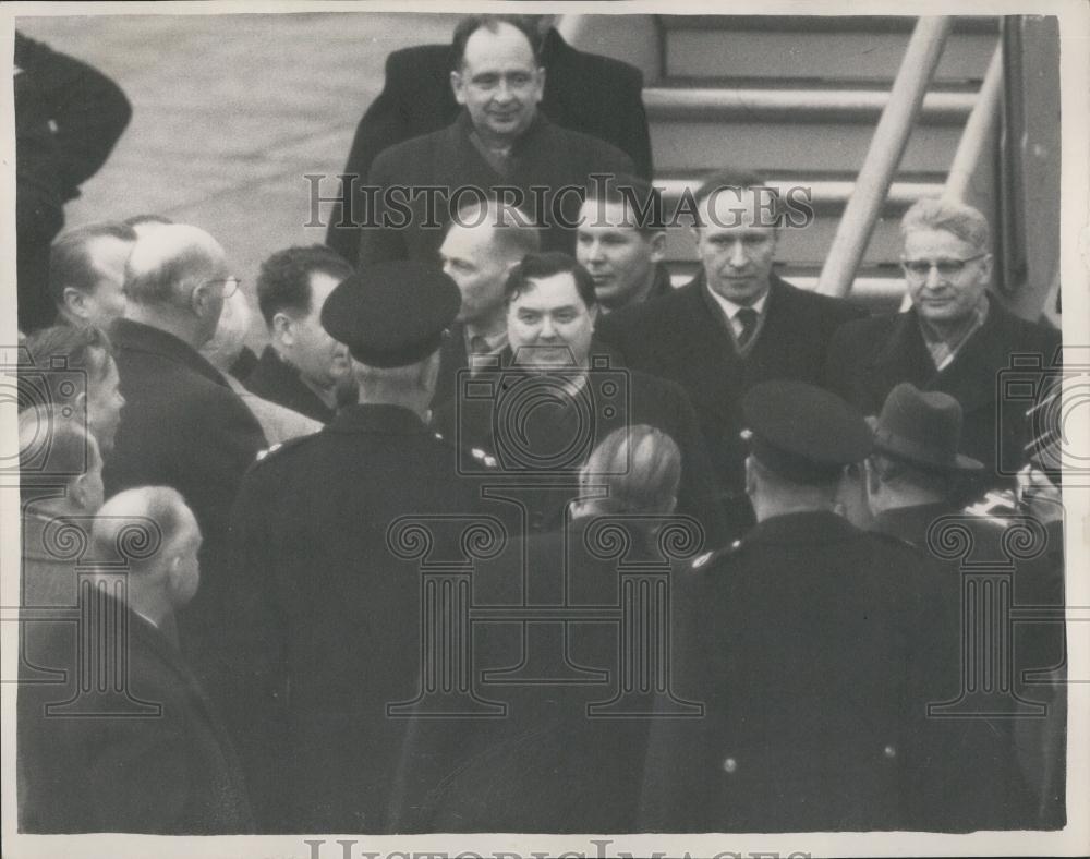 1956 Press Photo Georgi Malenkov Soviet Minister Electrical Power Stations - Historic Images