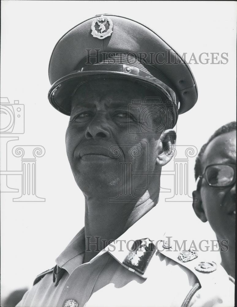 Press Photo Somalia Vice President Police Commander Hussein Kulmiyek Afrah - Historic Images