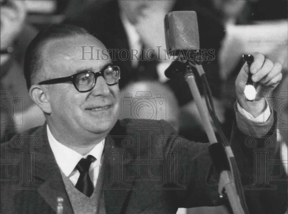 Press Photo Mr. Mariano Rumor - Historic Images