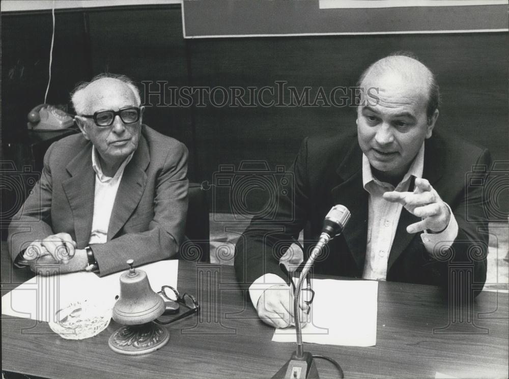 1976 Press Photo Italian Socialist Party is Bettino Craxi - Historic Images