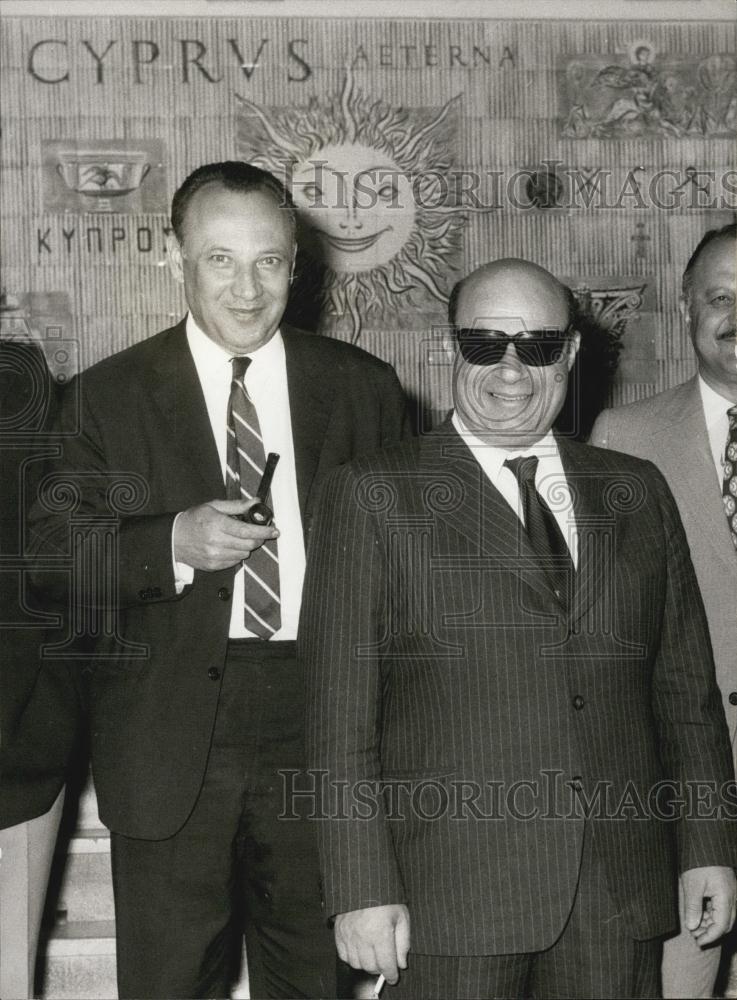 1973 Press Photo Ne Cypriote President Glaykos Cleridis - Historic Images