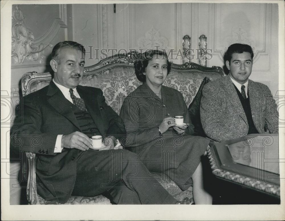 1955 Press Photo Turkish Ambassador Mr. Suat Hayri Urguplu - Historic Images