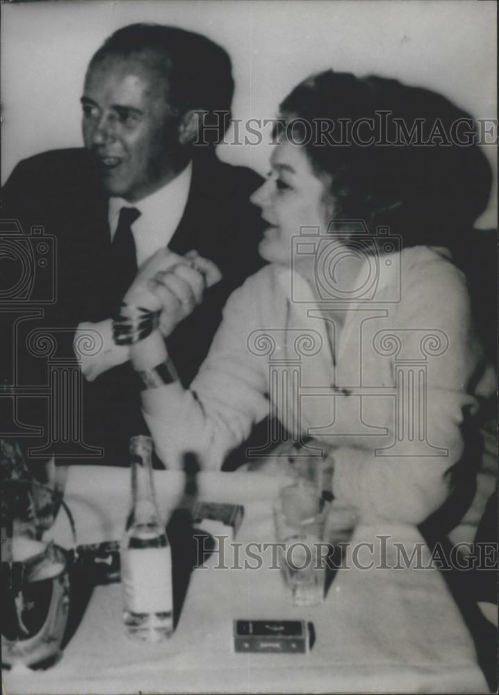 Press Photo Gerda' Munsinger ,spy and Ernst Wagner - Historic Images