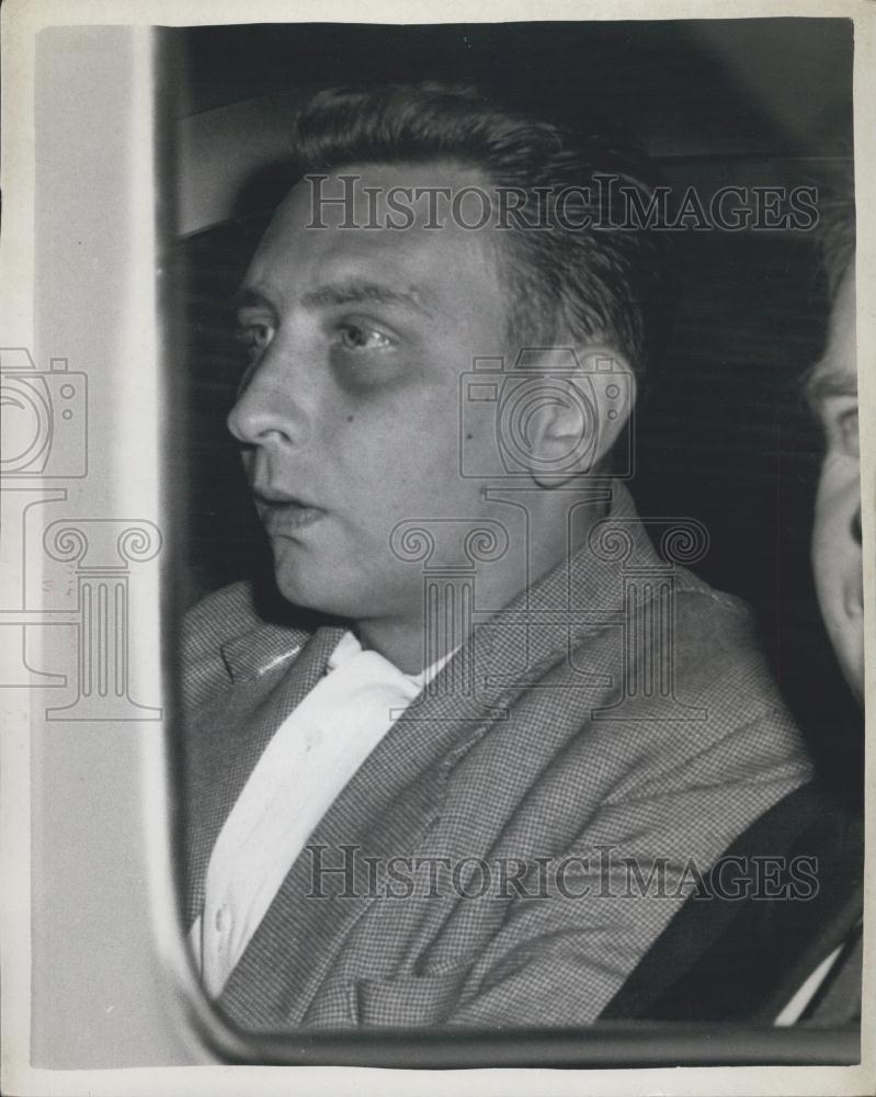 1959 Press Photo Guenter Podola Charged with Murder of Policeman - Historic Images