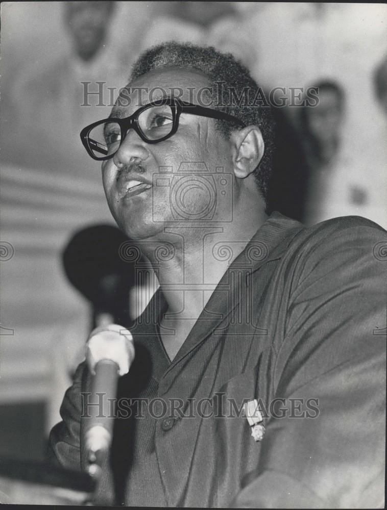 1974 Press Photo Ja&#39;Afer Mohamed Al-Nimeiry, President Of Sudan - Historic Images