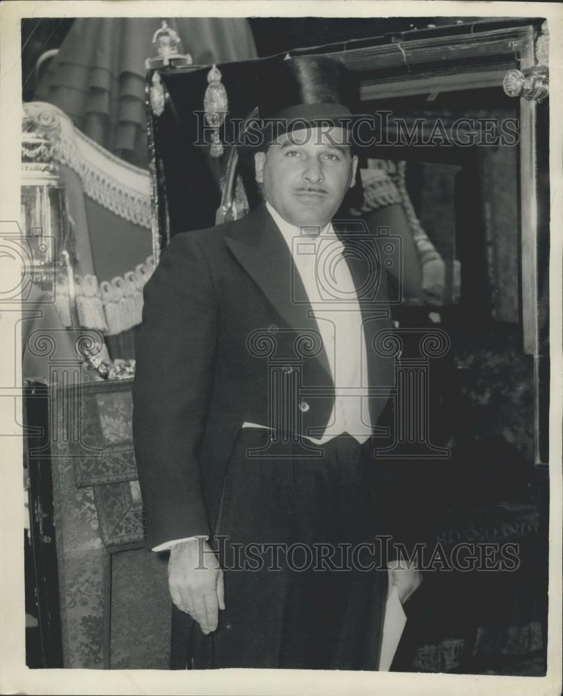 1957 Press Photo Humberto Pacheco, Ambassador of Costa Rica - Historic Images