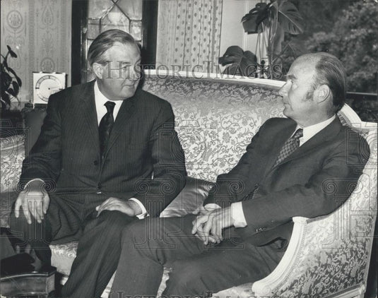 1971 Press Photo Eire's Foreign Affairs Minister sees Mr. Callaghan - Historic Images