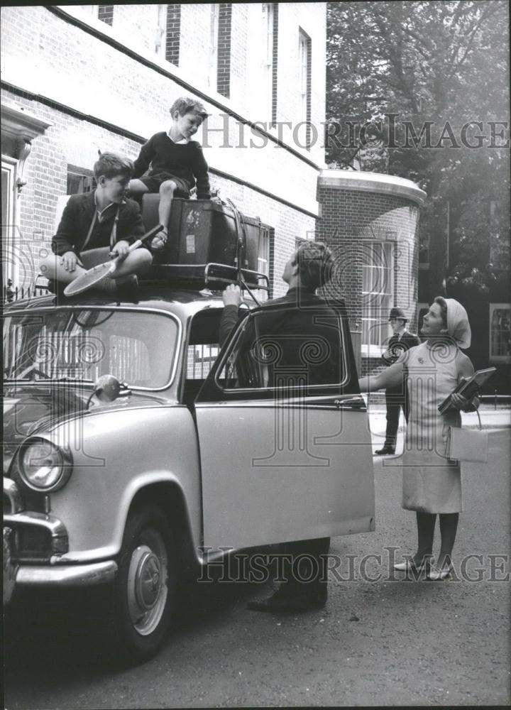 1964 Press Photo Chancellor of the Exchequer Reginald Maudling &amp; family - Historic Images