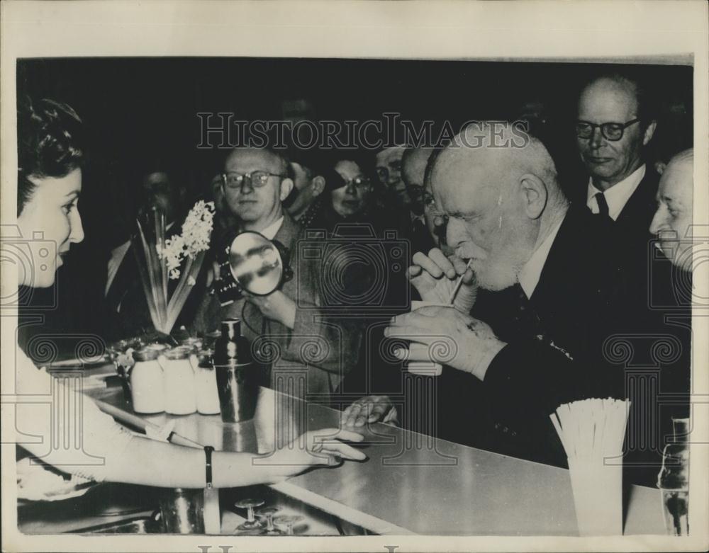 Press Photo Federal President Theodor Koerner - Historic Images