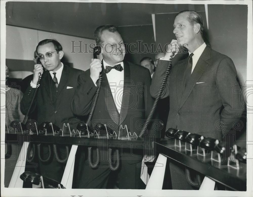 1962 Press Photo Duke of Edinburgh and Herr Willy Brandt - Historic Images