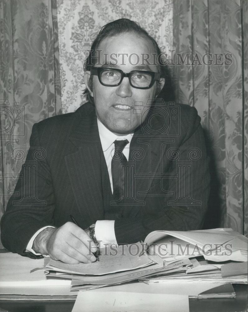 1974 Press Photo Alex Lyon newly appointed Minister of State - Historic Images