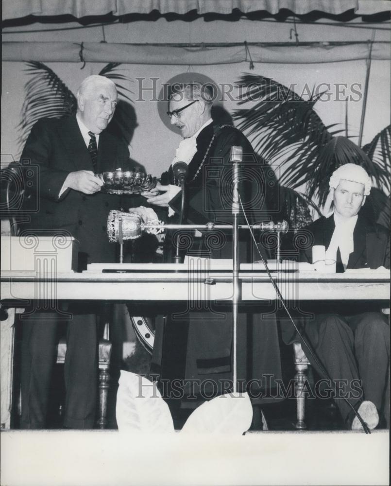 Press Photo Sir Robert Menzies, Lord Warden of the Cinque Ports - Historic Images