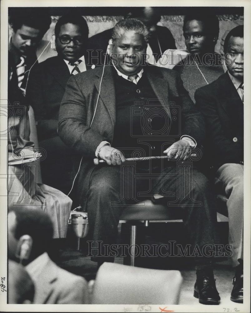 1978 Press Photo Joshua Nkomo, President, Zimbabwe African People&#39;s Union - Historic Images