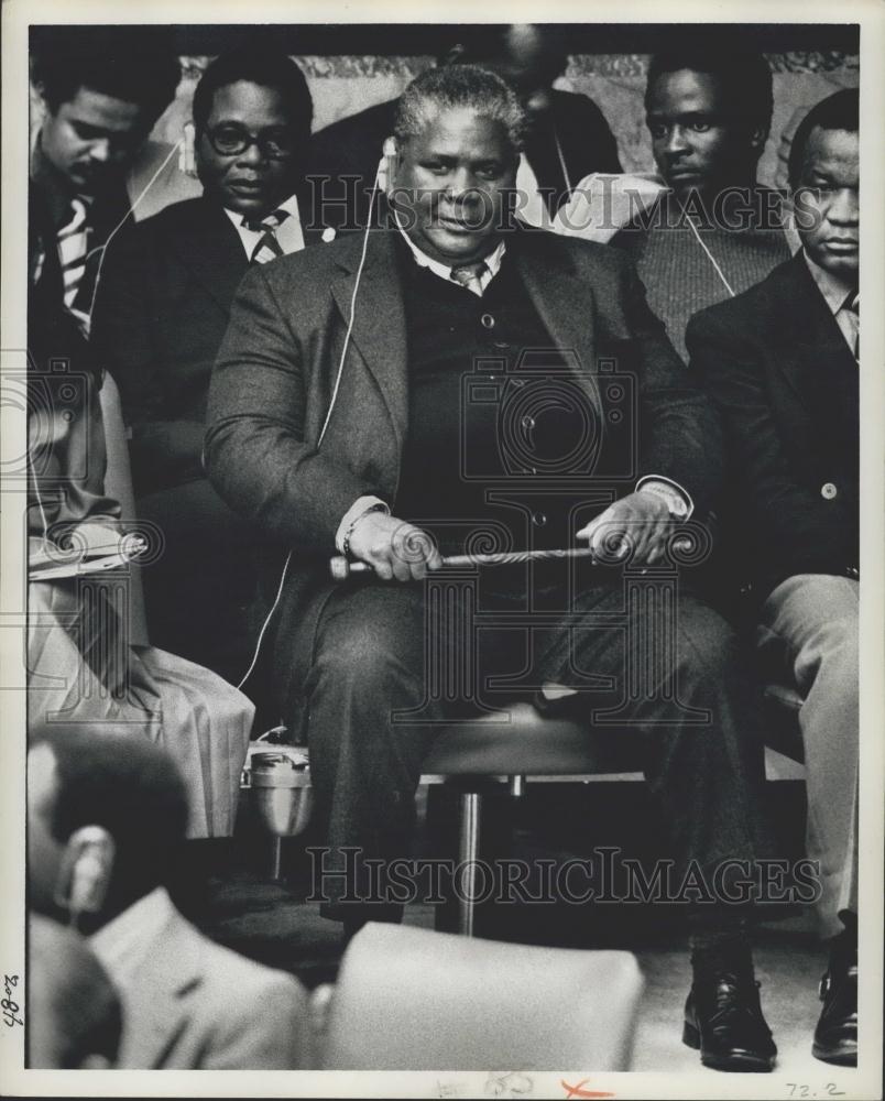 1978 Press Photo Joshua Nkomo, President, Zimbabwe African People's Union - Historic Images