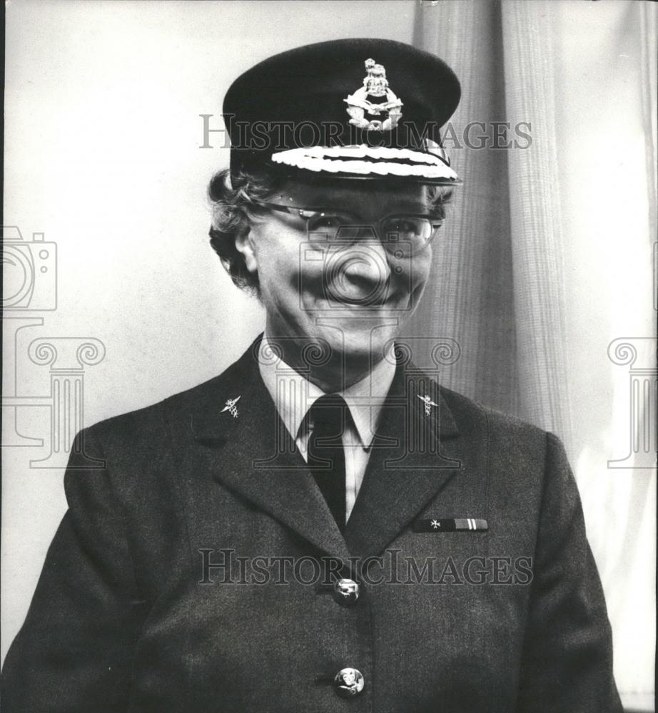 1972 Press Photo Air Commodore Elspeth McKechnie.st woman of Air rank - Historic Images