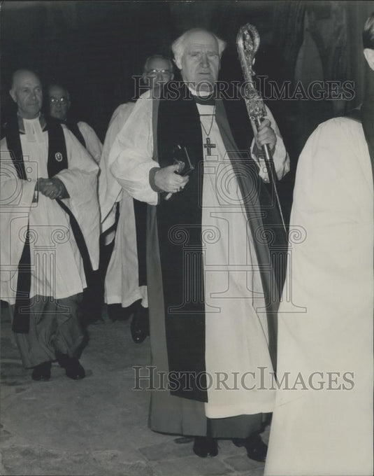 1965 Press Photo Dr Michael Ramsey, Archbishop of Canterbury - Historic Images