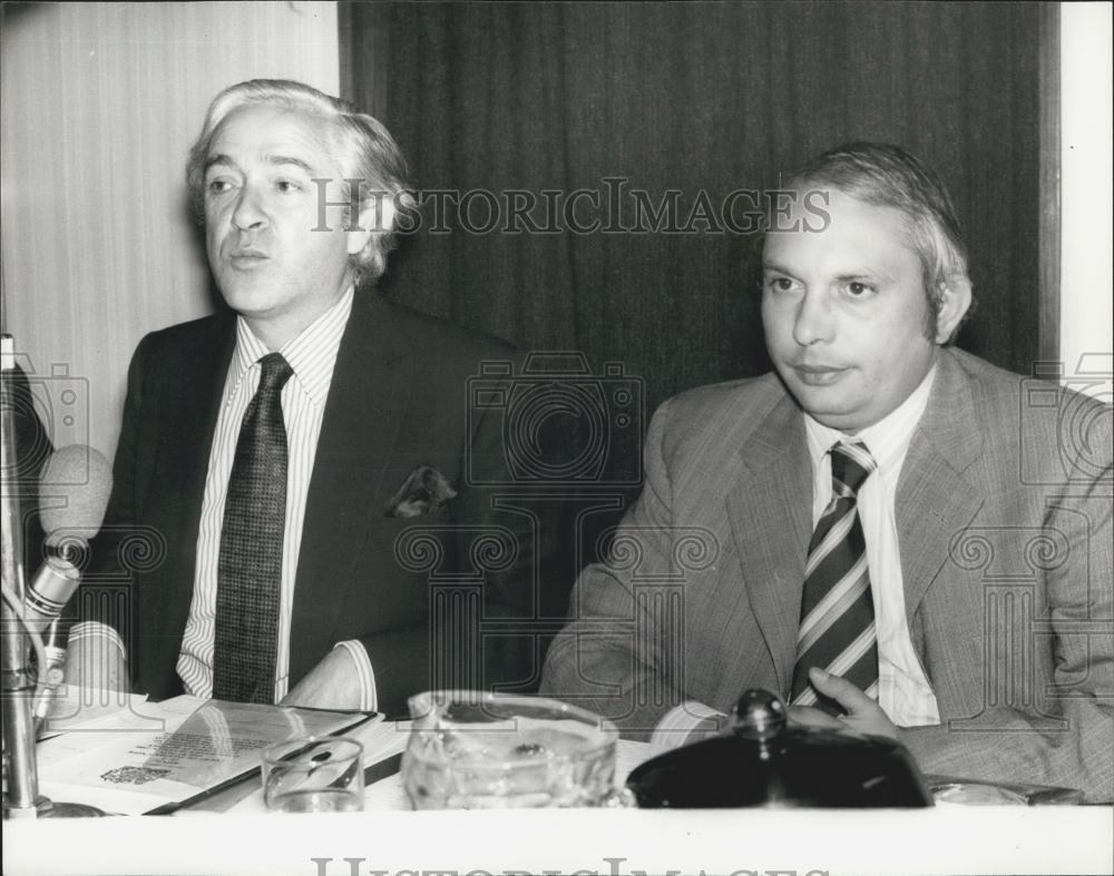 1977 Press Photo George Ward & Mr. Gorst (Tory) - Historic Images